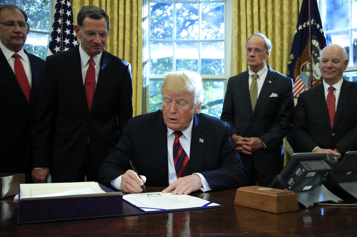 Trump Signs Water Infrastructure Act That May Change California Landscape