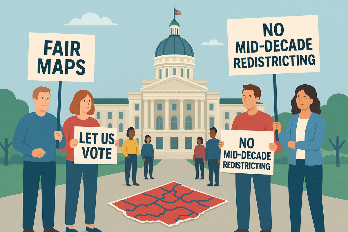 New Poll Shows Indiana Republicans Could Lose at the Ballot over Redistricting Plan